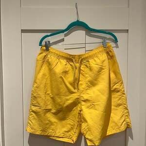 H&M Yellow Swim Volley Shorts